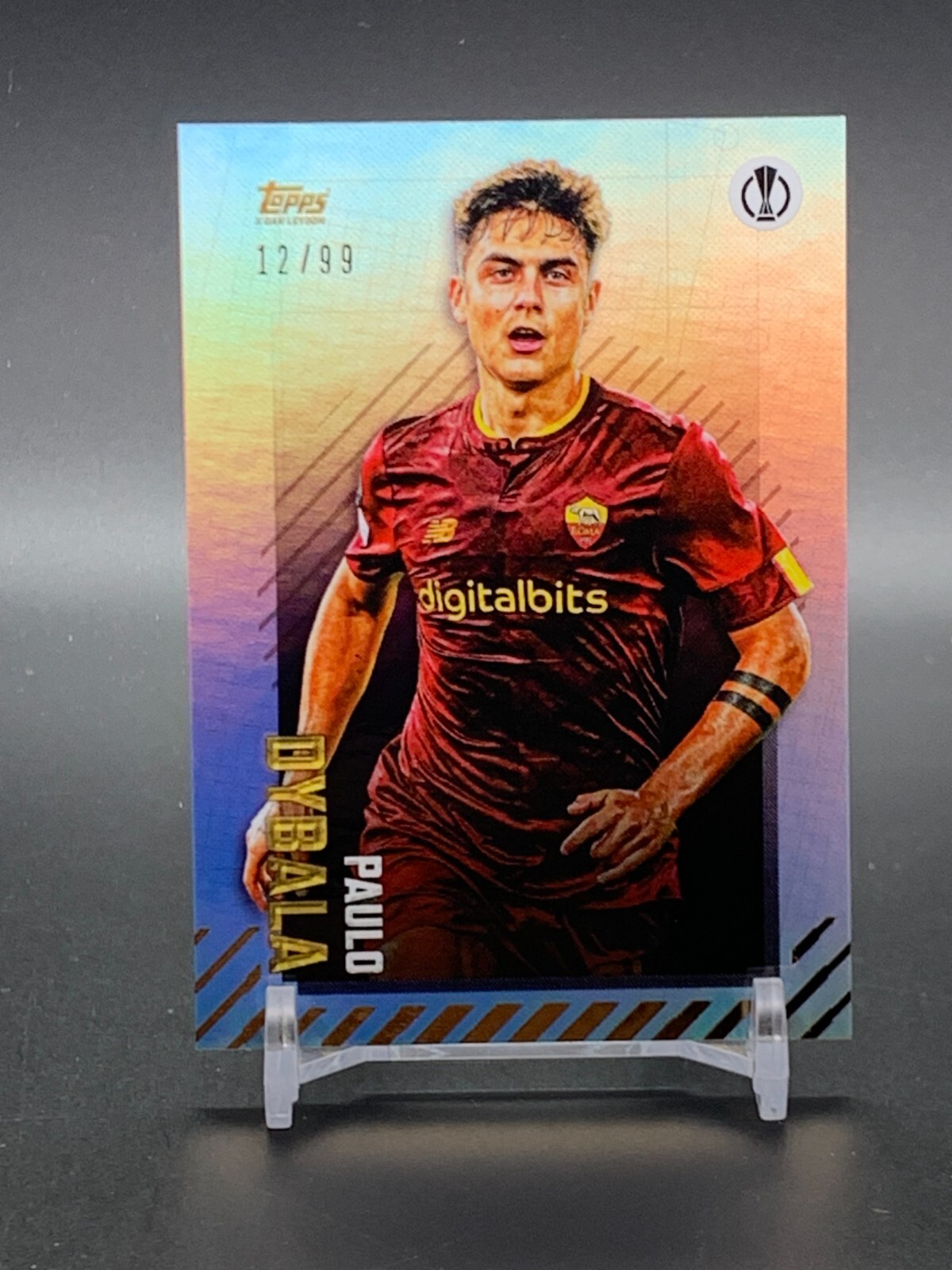 PF Paulo Dybala 2021-22 topps インサートカード Paulo Dybala Man Of The Match Signature Style Card Topps