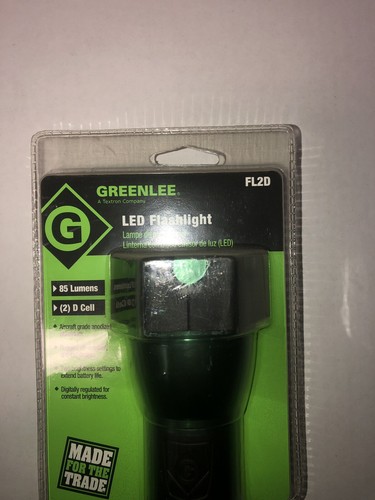 Greenlee FL2D Aluminum Flashlight LED - 85 Lumens - NEW