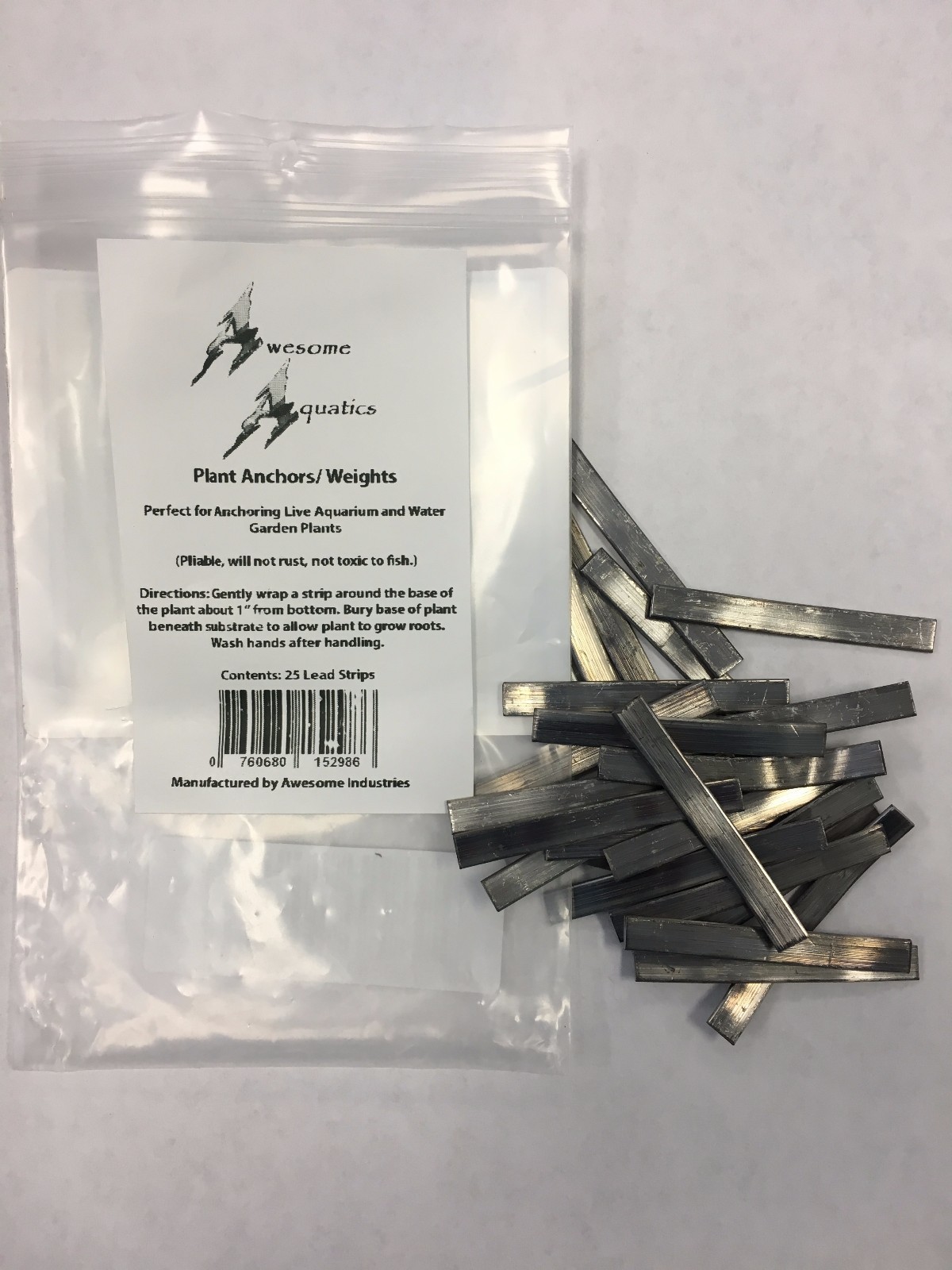 Lead ribbon plant weight Plant Anchors Weights 25 pack 2