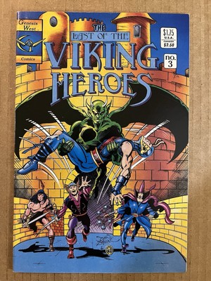 Last of the Viking Heroes #3 | FN Genesis West August 1987 | Combine Shipping
