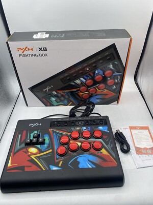 PXN X8 Fighting Pad Hit Box Arcade Stick Controller Playstation 4 PS3 Switch Etc