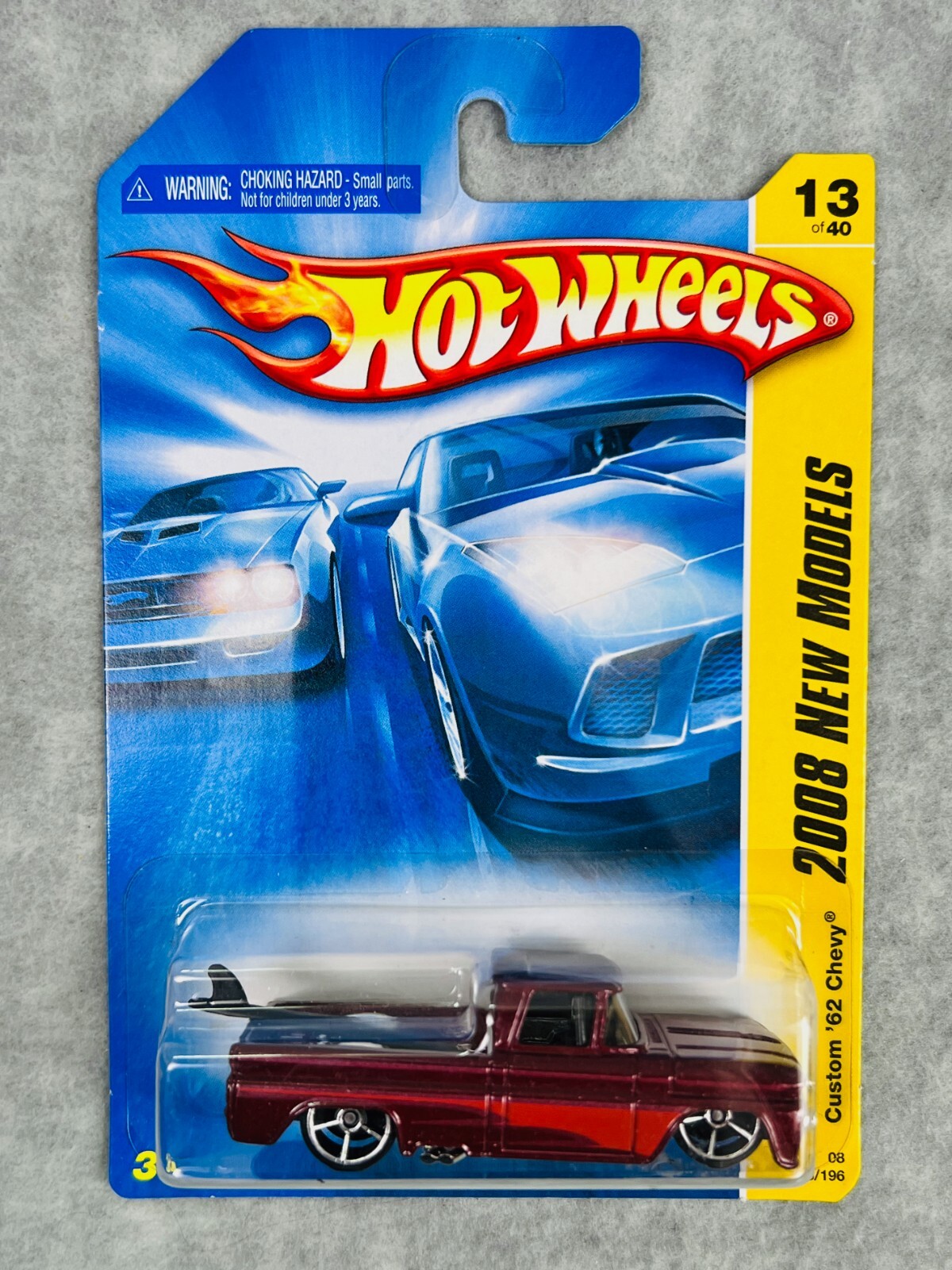 ミニカー Hot Wheels 2008 First Editions 62 Chevy Amazon.com: Hot Wheels Custom '62 Chevy, 2008 New Models '08