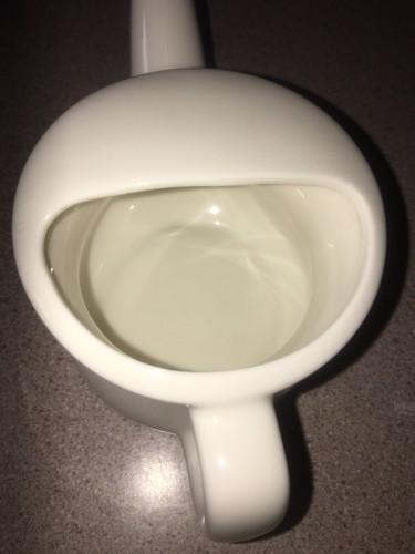 New White Neti Ceramic Pot Nasal Sinus Cleaner Cleanser Rinse Flush Irrigate