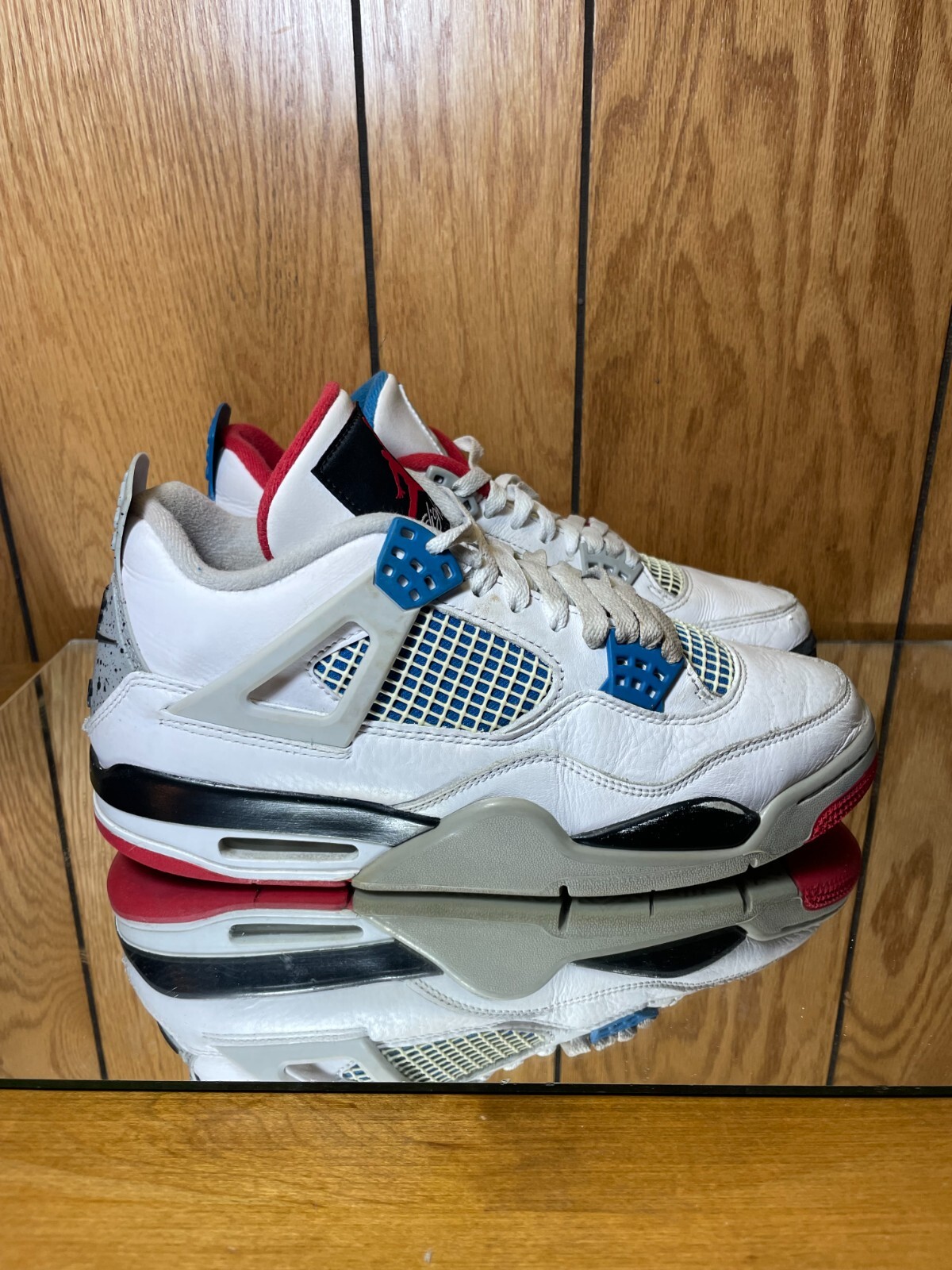 Nike Air Jordan 4 ホワイト/ブルー ナイキ エアジョーダン 4 レトロ NIKE AIR JORDAN 4 RETRO