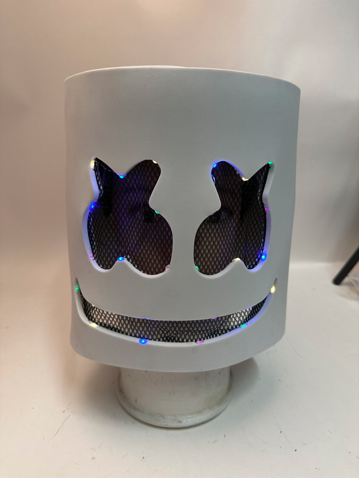 DJ MarshMello Smile Rainbow LED Mask EVA Foam Helmet EDC