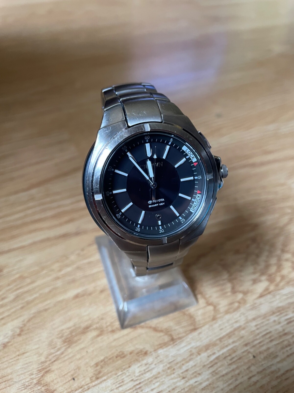 TOYOTA CROWN FOB KEY WATCH ATHLETE ROYAL GRS180 RARE BLANK