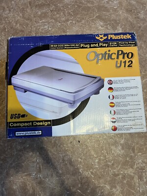 plustek opticpro u12 usb compact disign 512k cache pixel technology