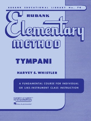Rubank Elementary Method for Timpani Beginner Music Lessons Studies Solos Book