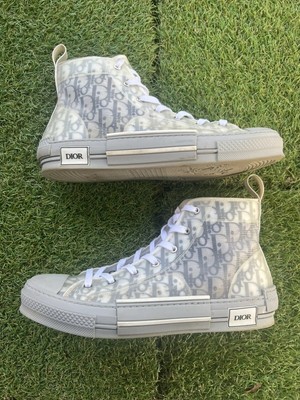 Size 12 US 45 EU Dior B23 High Dior Oblique Blue Gray eBay
