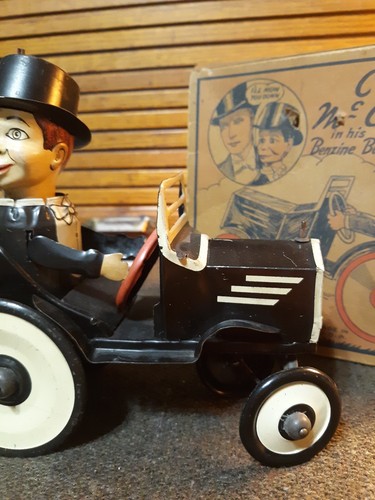 Vintage Marx Charlie McCarthy in His Benzine Buggy 1938