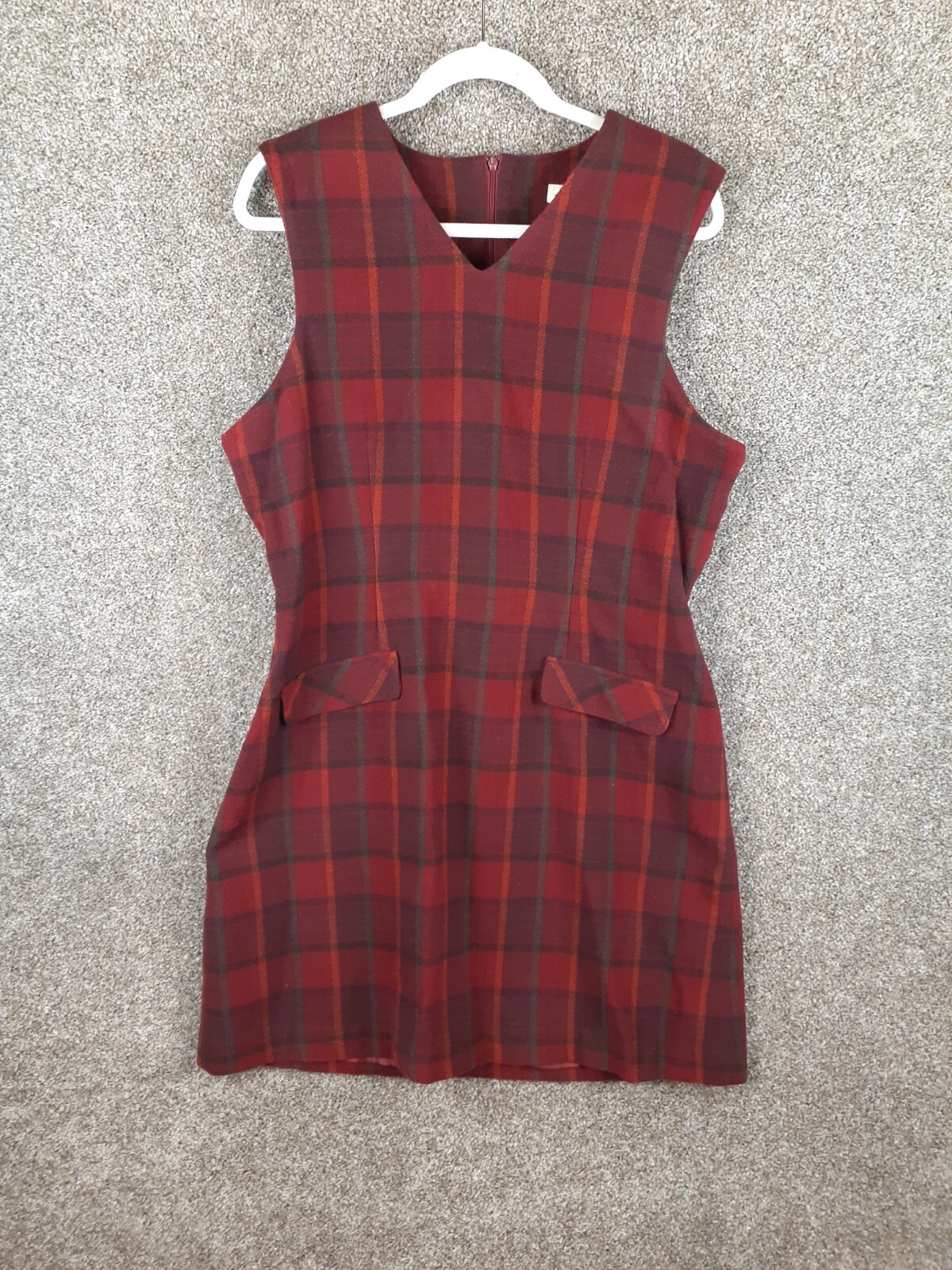 【人気商品】Classic Plaid Jumper Dress Vintage 1990s Plaid Jumper Dress - Etsy