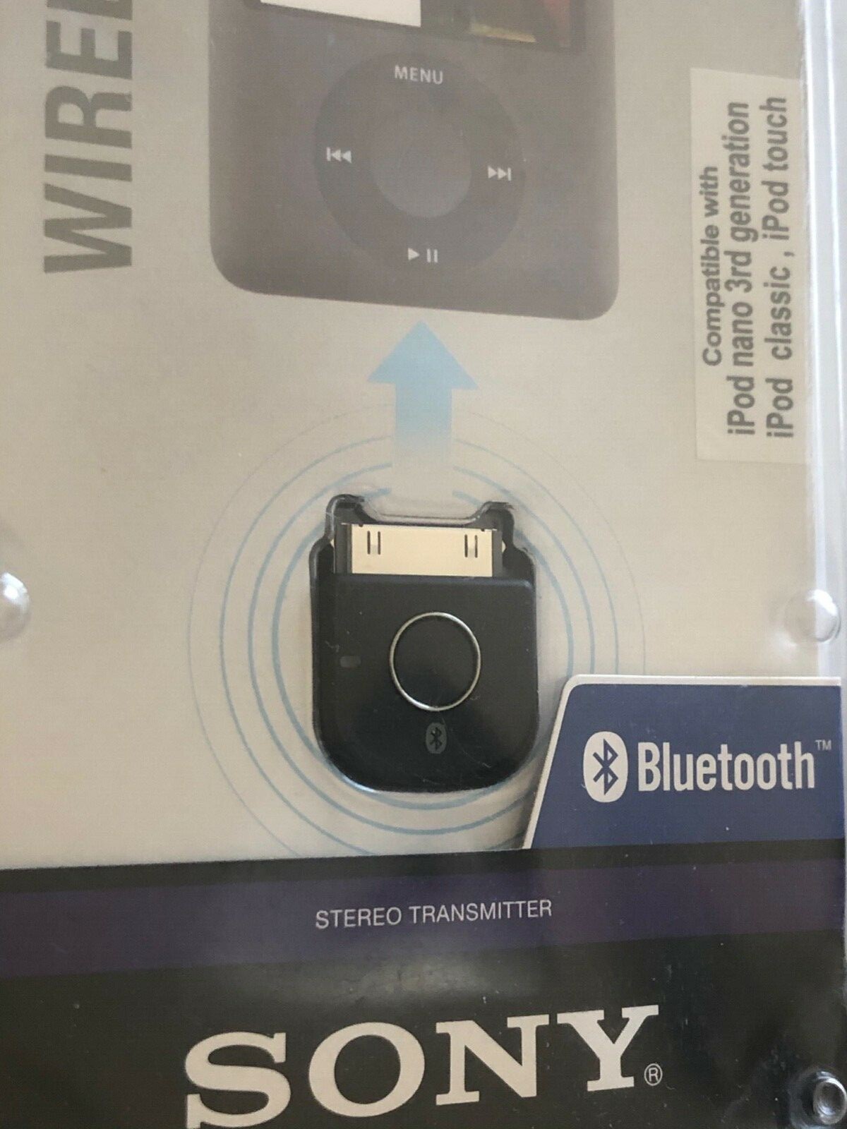 SONY TMR-BT8iP Bluetoothアダプター Sony TMR-BT8iP Wireless Bluetooth Transmitter for iPod (30