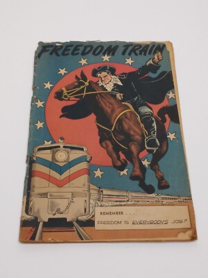 1948 Comic The American Freedom Train Magazine 