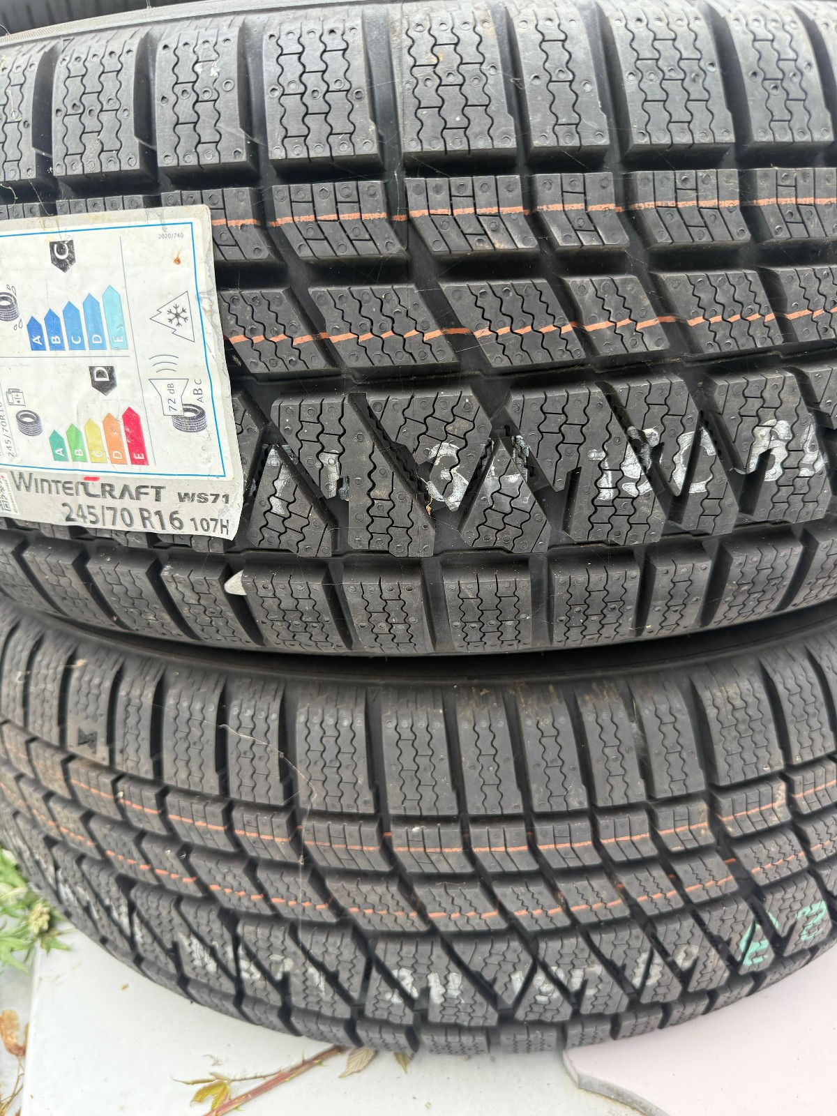 New 245 70 16 Kumho, Winter, M+S, 107H, x1 Tyre (F1_tyres) FO YD175