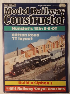 Model Railway Constructor #628 Sep 1986 FREE SHIPPING Royal NEW Electrification