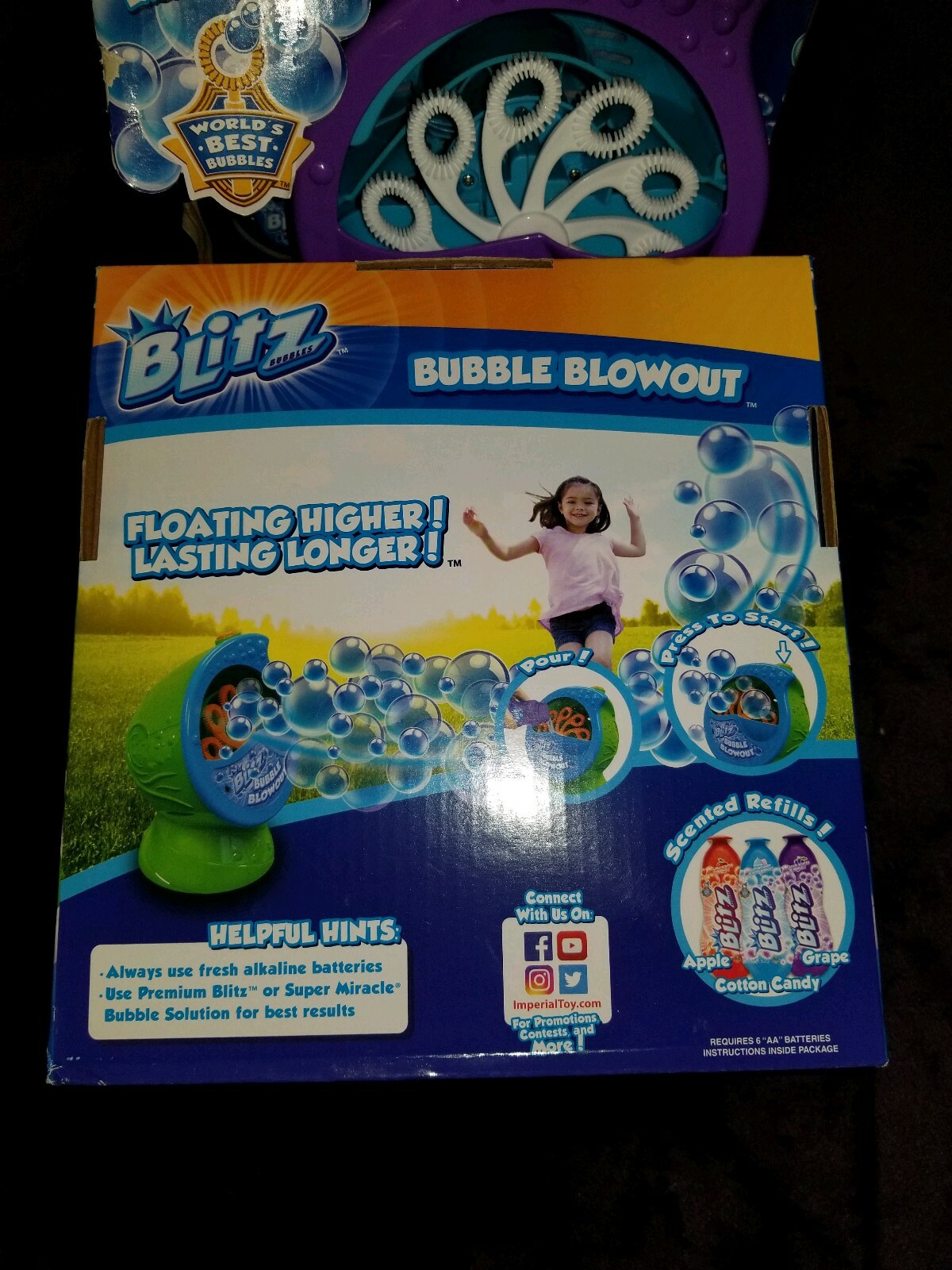Blitz Bubble Blowout Auto Bubble Machine