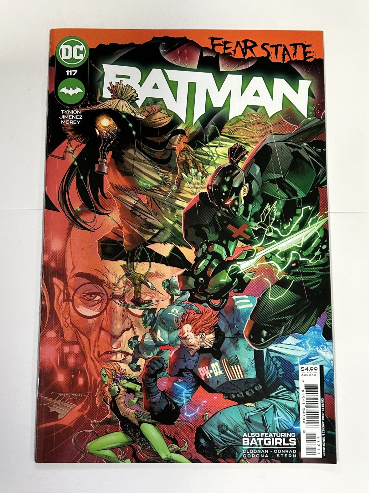 ＢＯＸ　７２－７７ BATMAN #117 2022 NEAR MINT JIMENEZ & MOREY COVER FEAR STATE