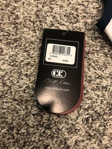 New with Tag Cliff Keen  Wrestling Singlet XXXS Navy & White