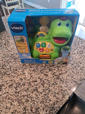Vtech Chomp and Count Dino Green