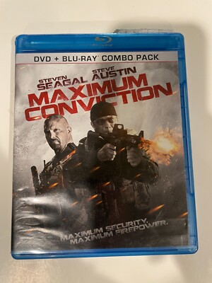 Maximum Conviction, Seagal, Austin, Blu-ray, 2012 Charity DS01