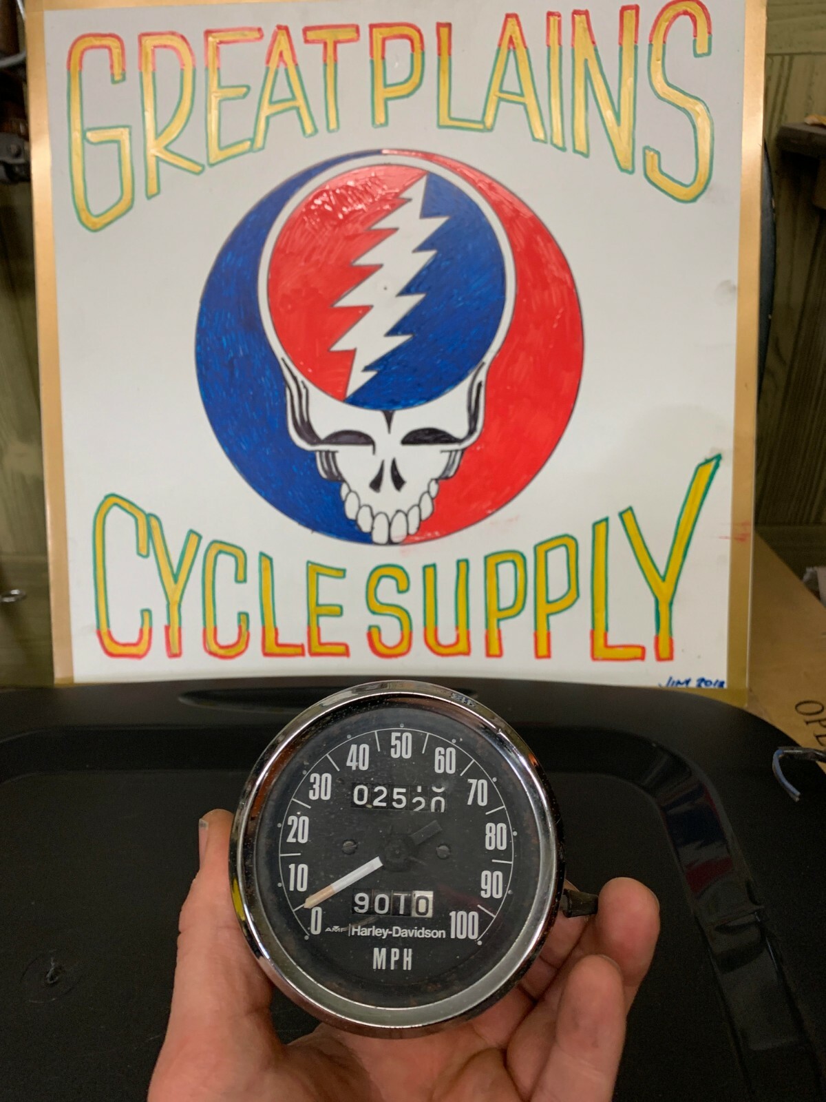 Harley Aermacchi AMF 350 SX350 Sprint Speed Speedometer