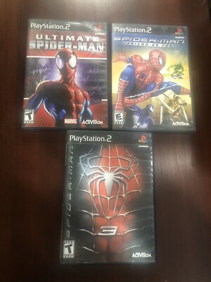 PlayStation 2:  Spider-Man Game lot of 3