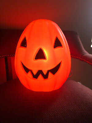 Vintage Empire Lighted Jack O' Lantern Pumpkin Lamp Blow Mold Halloween 12”