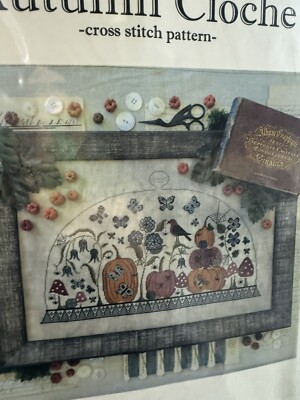 Liz Mathews AUTUMN CLOCHE Cross Stitch Pattern Chart Hello