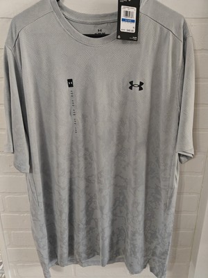 Under Armour Men's UA Tech Vent Geode Short Sleeve T-Shirt Gray XL