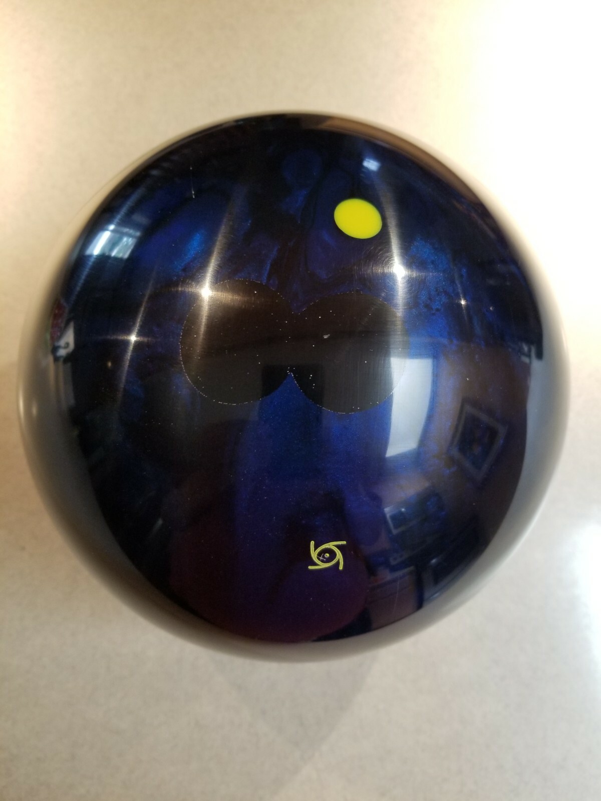 15lb Storm Hyroad Bowling Ball barely used Professionally Plugged