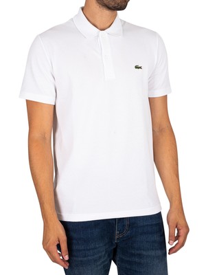 

Мужская рубашка-поло с логотипом Lacoste, белая, Белый, DH0783-00-001