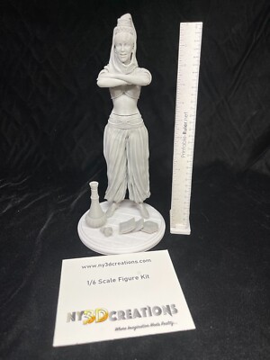 Geanie from the Bottle - Fan Art - Resin Model Kit - 1/6 - 1/8 Scale
