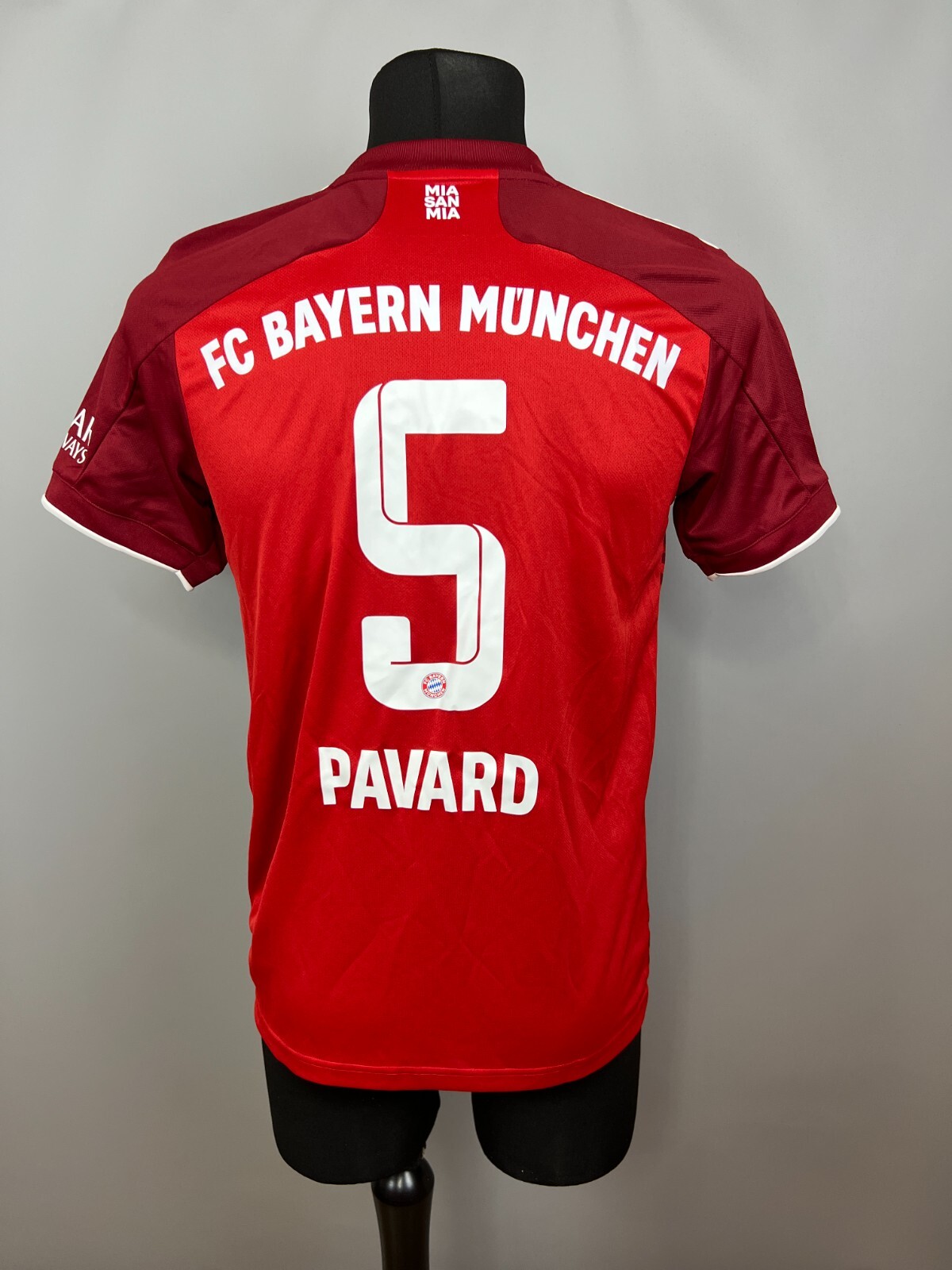 コ*ウ様 正規品　FC Bayern Munchen Pavard 5 Bayern Munich 2020-2021 Home Shirt #5 Benjamin Pavard