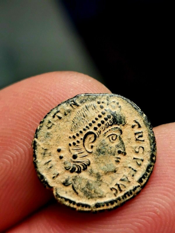 Constance Ii, Nummus, Antioche 340 ( Glor-Ia Exerc-Itvs //Smanz) 1,71 G