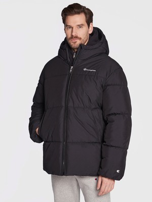 

Мужской пуховик Champion Eco-Future черный, Champion Eco-Future Down Jacket