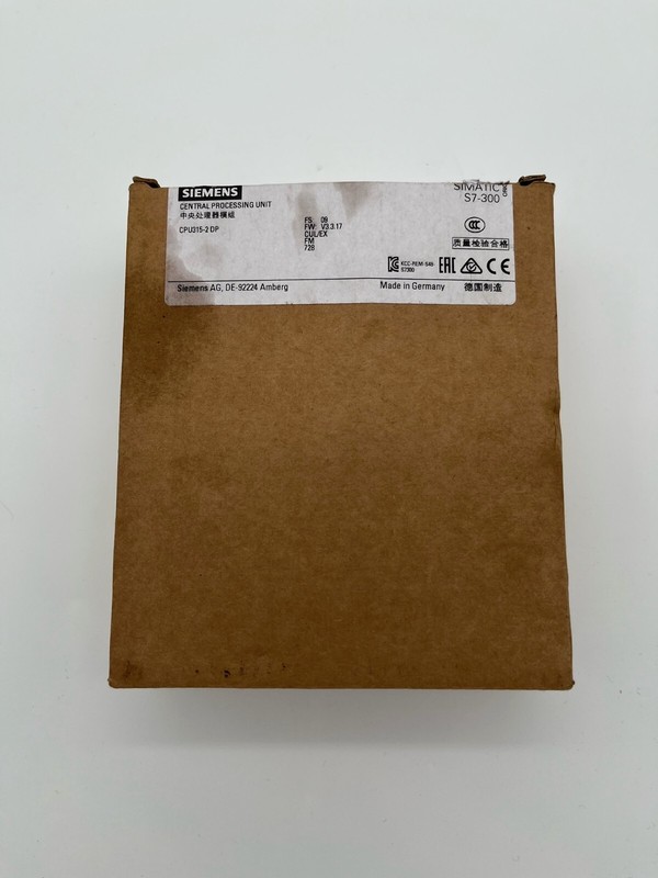 Siemens Simatic S7-300 6es7 315-2ah14-0ab0 Fs:09 Cpu315-2 Dp 6es7315-2ah14-0ab0