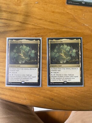 2x MTG Bloomburrow R Three Tree City #0260