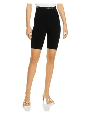 

ALEXANDER WANG Женские велосипедные шорты черного цвета с логотипом  XS, Черный, 4KC2214067