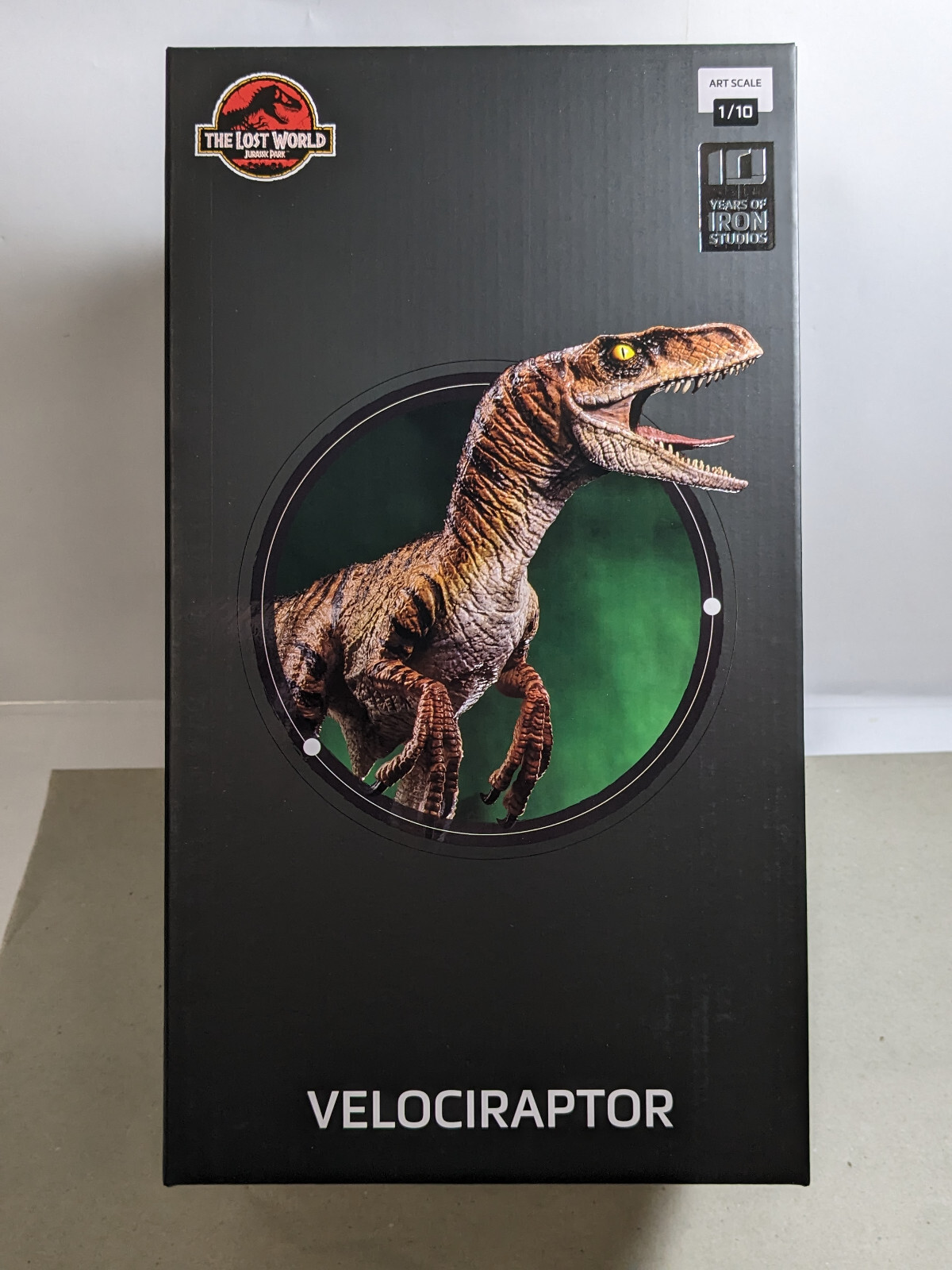 アイアンスタジオ Iron Studios Velociraptor - Statue Velociraptor - Jurassic Park - Art Scale 1/10 - Iron