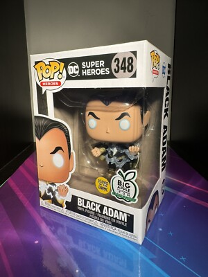 Funko Pop DC Comics Black Adam 348 Big Apple Collectibles Exclusive Figure GITD
