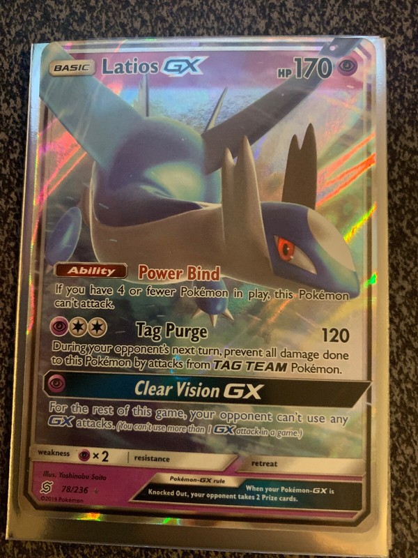 Holo Mint Pokemon Card Japanese Latios Gx Hr 109094 Sm11