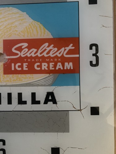 Sealtest Ice Cream Pam Clock Face