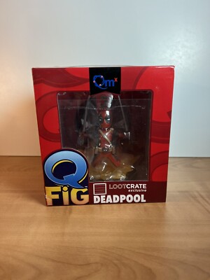 Loot Crate Exclusive Marvel Q Fig DEADPOOL Vinyl Figure Qmx NEW