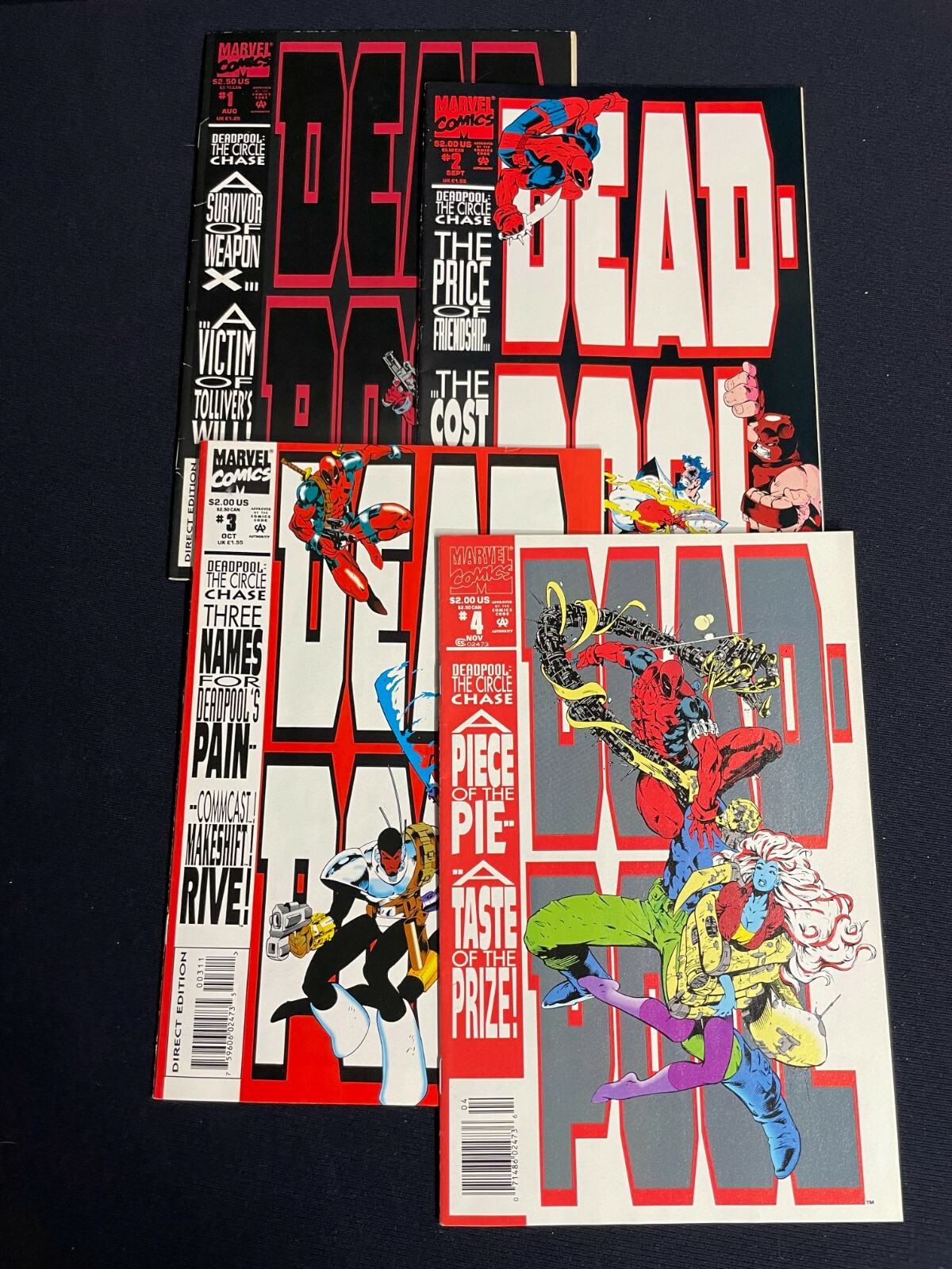 Deadpool The Circle Chase #1-4 Complete First Solo Limited