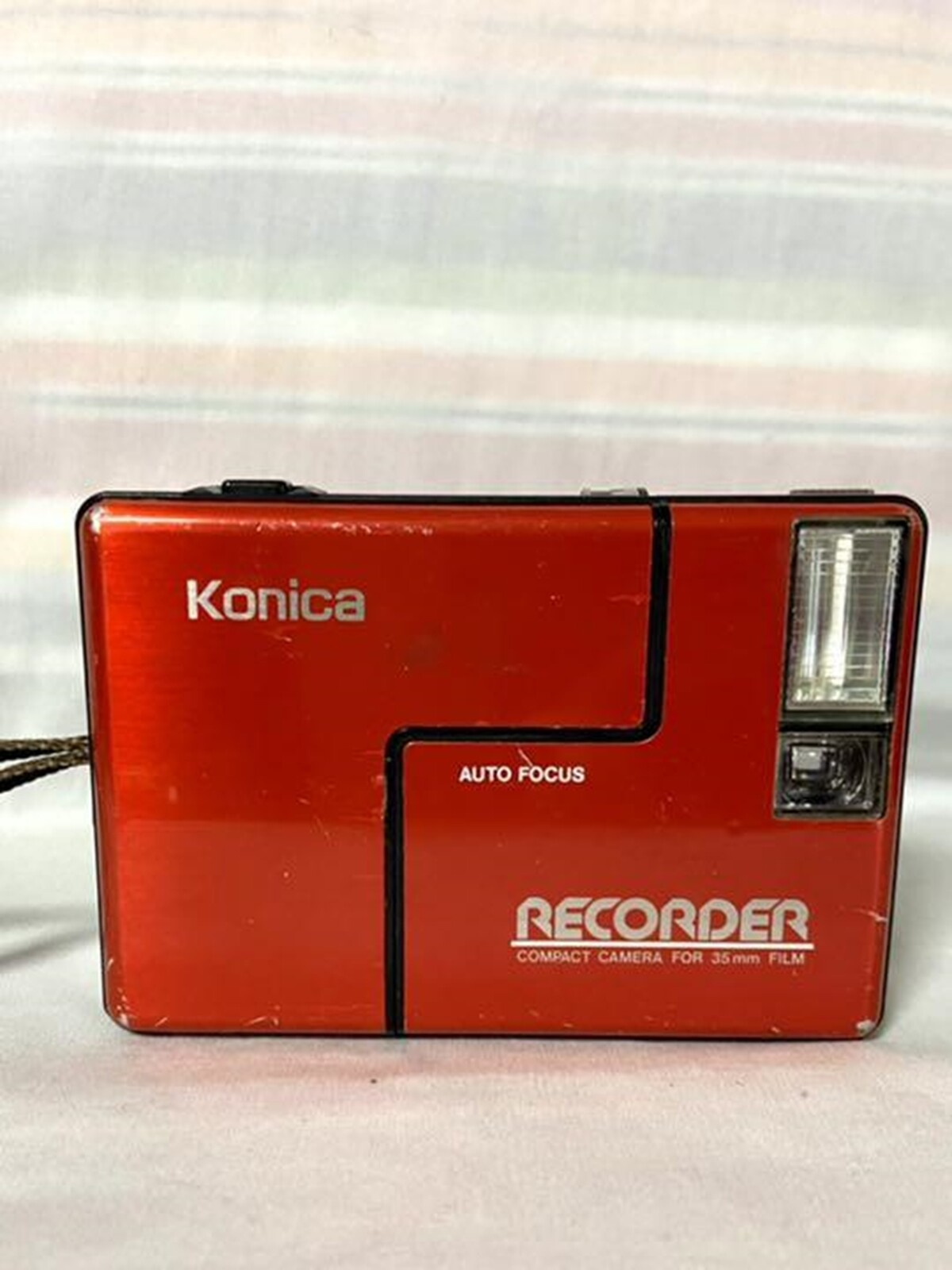 Konica Recorder Hexanon 24mm F4 compact Film camera red used | eBay