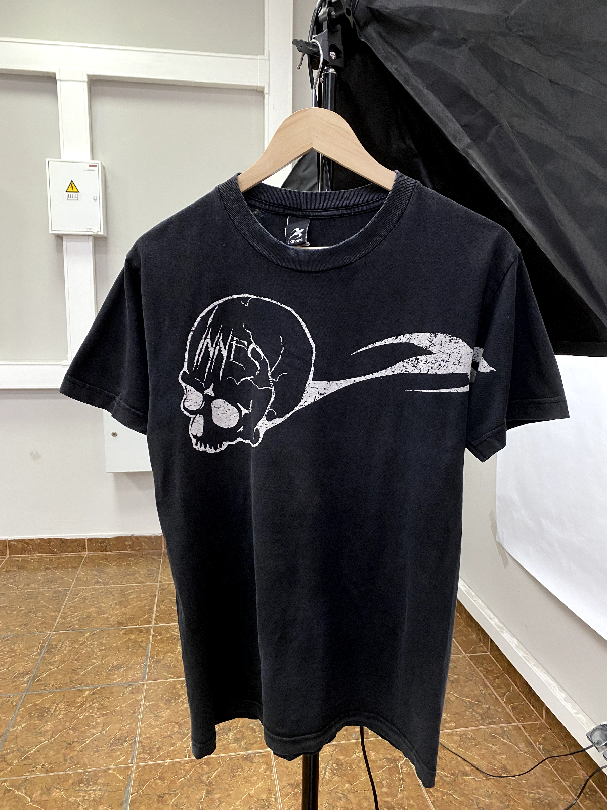 90-00s Innes Skateboardイネス Tシャツ L相当 ブラック Vintage 90s Innes Skateboarding T-shirt Rare Old School