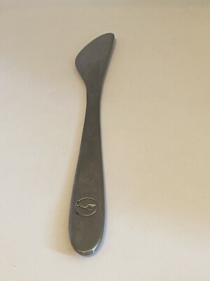 LUFTHANSA AIRLINES logo inflight  Utensil  Metal Knife
