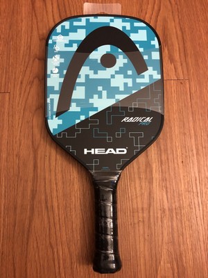 Brand New with scratch Pickleball Paddle Head Radical Pro Green Blue