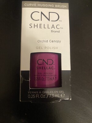 CND Shellac UV Gel Nail Polish Orchid Canopy 0.25oz