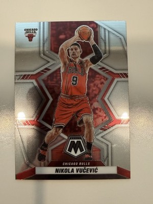 Nikola Vucevic 2021-22 Panini Mosaic #78 Chicago Bulls Silver See Photos